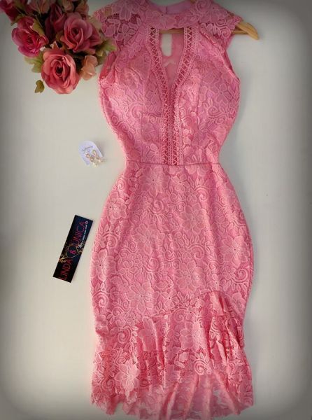 Vestido Midi renda